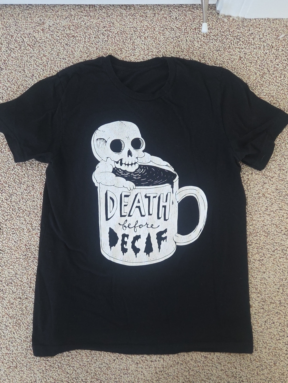 Small/med unisex coffee shirt